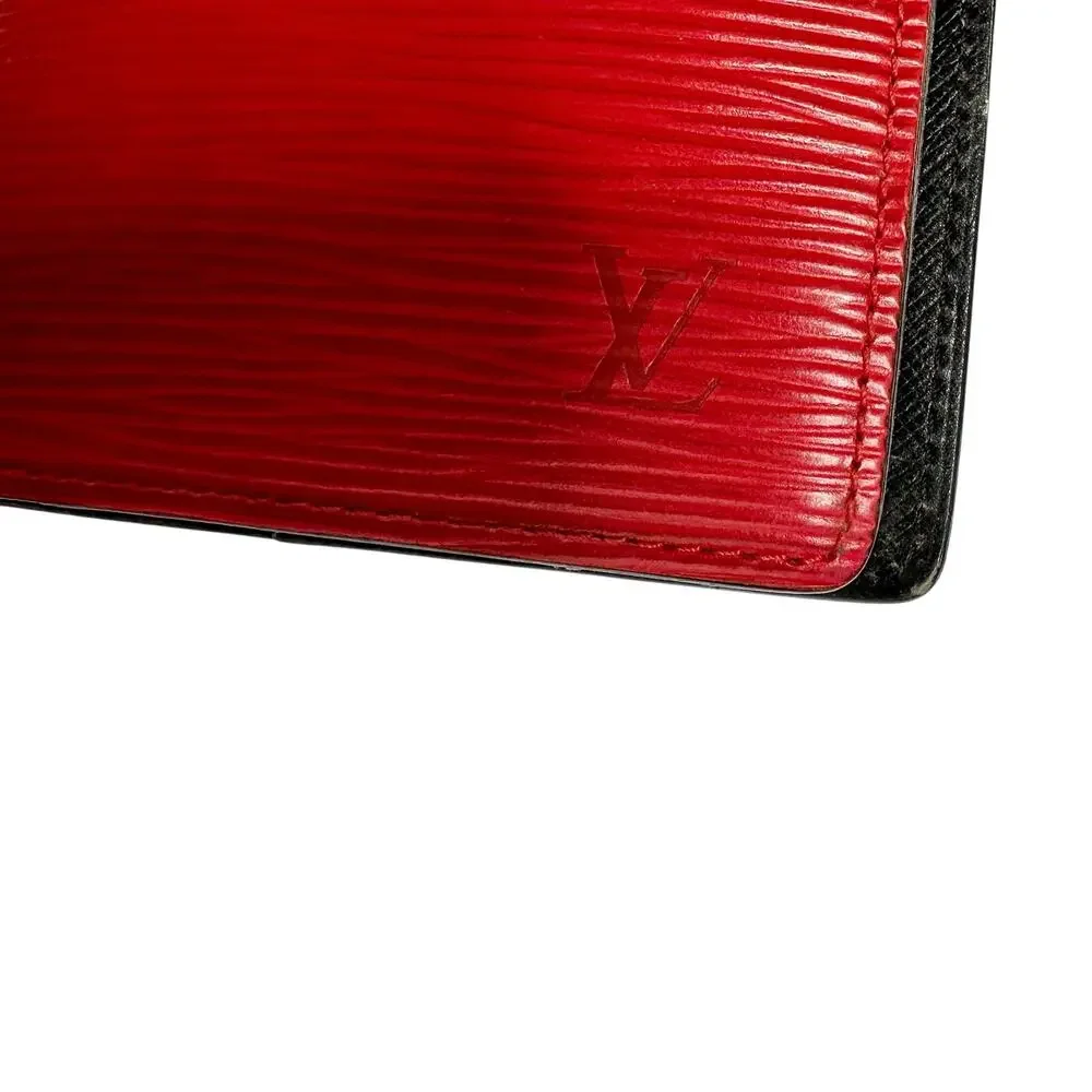 Louis Vuitton Red Epi Agenda